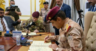 العراق يوقع مذكرة رعاية مع الناتو