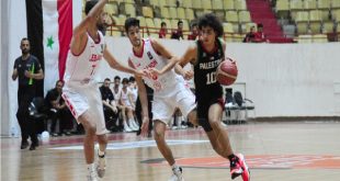 منافسات دوري كرة السلة للرجال تحت 18 عام : العراق ولبنان يغلبان سوريا وفلسطين