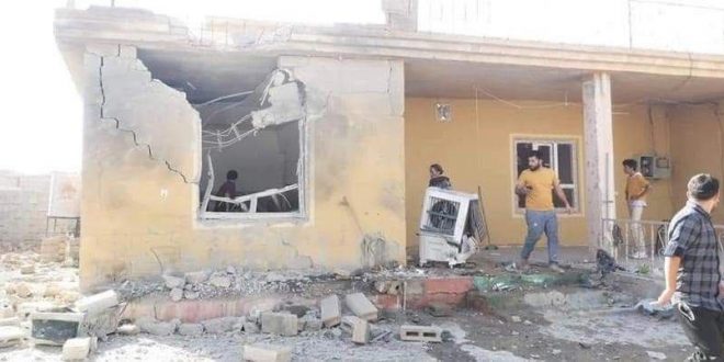 مسيّرة للاحتلال التركي تقصف مركز بلدة تل عزيز في شنكال