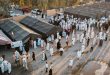 تقرير مصور.. العتبة الحسينية تنشر 15 خيمة على طريق الحج البري