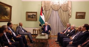 خلال لقائه ابو الغيط . . عباس يتهم الكيان الصهيوني بالإصرار على تقويض حل الدولتين