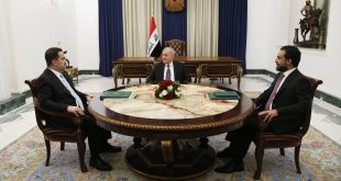 الرئاسات الثلاث تناقش سبل دعم الحكومة العراقية في تنفيذ برنامجها لتقديم أفضل الخدمات للمواطنين